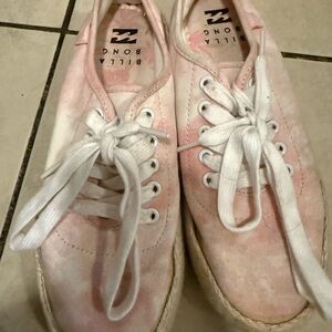 Billabong Light Pink Canvas Shoes